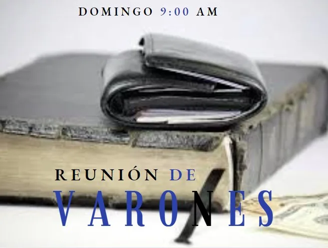 Reuni&oacute;n de varones Biblia y Cartera